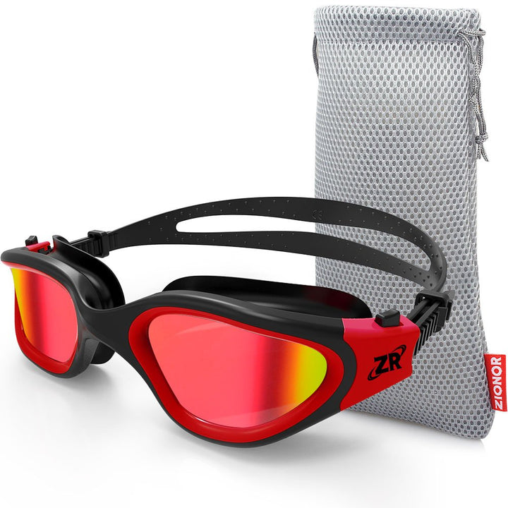 ZIONOR G1 - Polarisierte Schwimmbrille für Unisex und Erwachsene und Damen, beschlagfrei, 100% UV-Sc