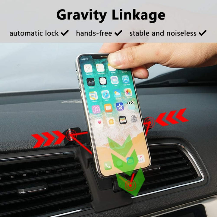 AYADA Handyhalterung Kompatibel mit Golf 7, Handy Halter Phone Holder Gravity Auto Lock Stabil ohne