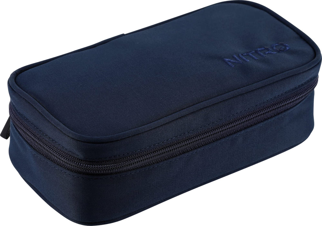 Nitro Pencil Case XL Inkl. Geo Dreieick & Stundenplan, Federmäppchen, Schlampermäppchen, Faulenzer B
