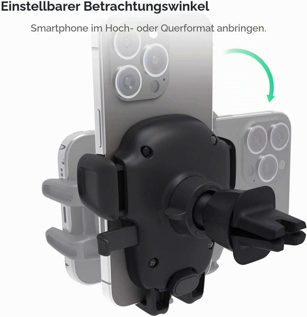 iOttie Easy One Touch 5 Kfz-Halterung für Lüftungsschlitze, für iPhone, Samsung, Moto, Huawei, Nokia