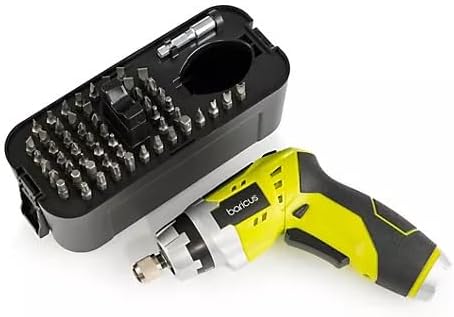 Baricus Akkuschrauber 3,6V - Akku-Stabschrauber - Drehmoment: 3,5 Nm - B-Ware (lime green), Lime Gre