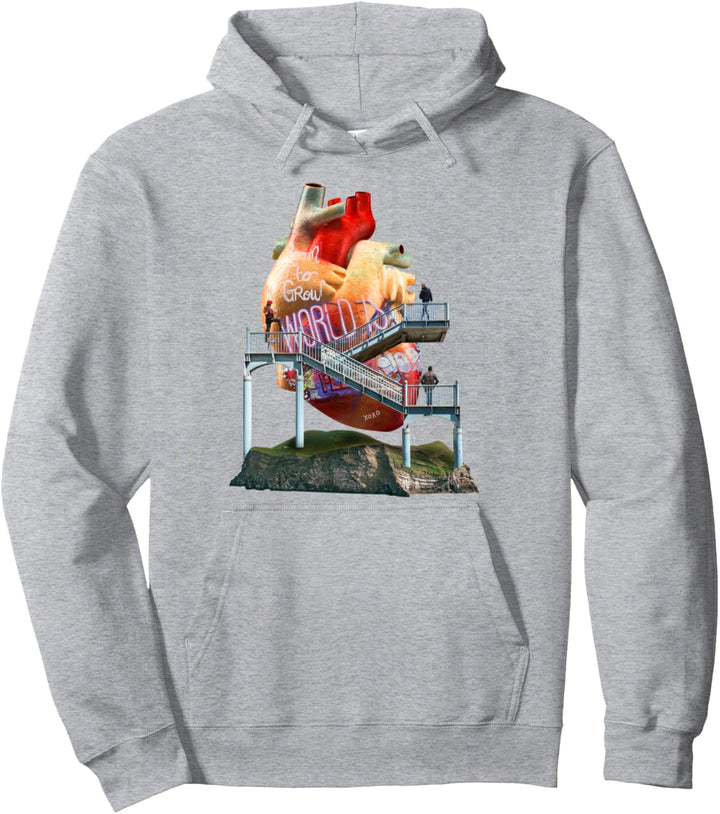Anatomisches Herz Urban Stairs Anatomy Pullover Hoodie