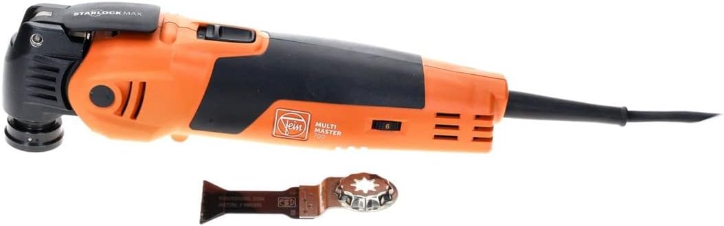 Fein Multimaster, Oszillierer MM 700 Max (450 Watt, StarlockMax, inkl. Bi-Metall-Sägeblatt)