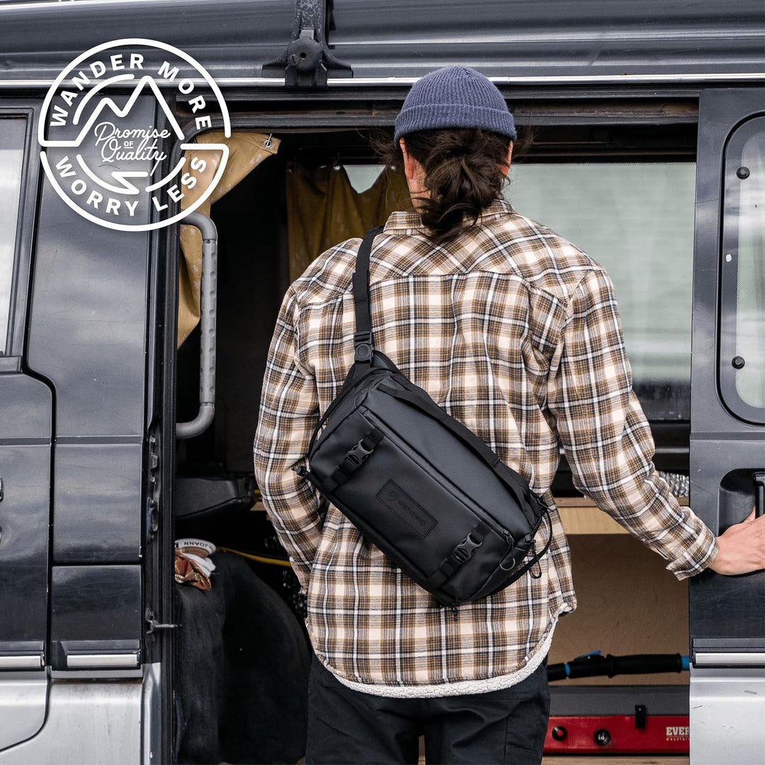 WANDRD Rogue Sling 0Y-784H-R8U9 Tasche mit 9 l Fassungsvermögen, leicht, wetterbeständig, für den tä