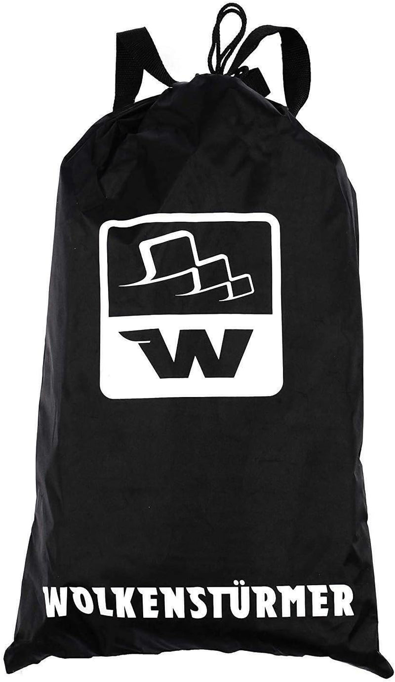Wolkenstürmer® Paraflex Quad 4-Leiner Lenkmatte 3.9 in blau - „Ready to Fly“ Kite Drachen inkl. Hand