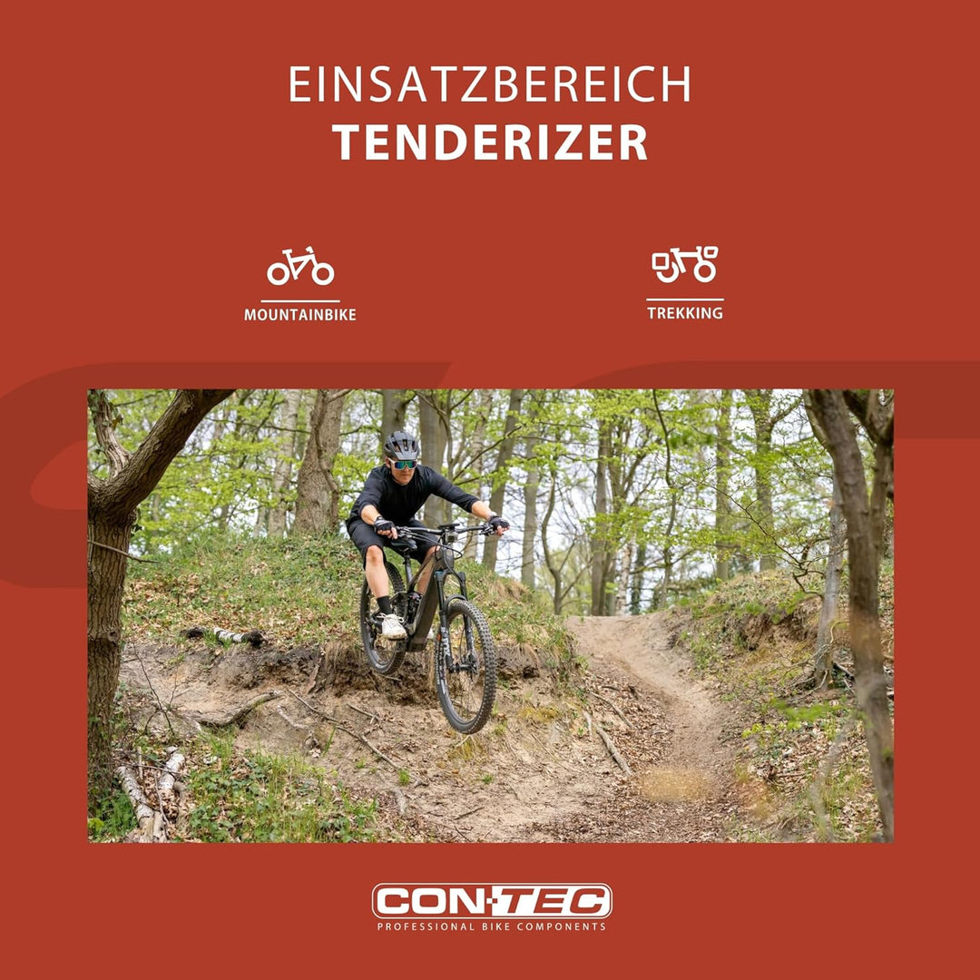 CONTEC Fahrrad-Pedal Tenderizer, Nylon Körper, MTB Pedal, Plattform-Pedale, Lightweight, CrMo Achse,