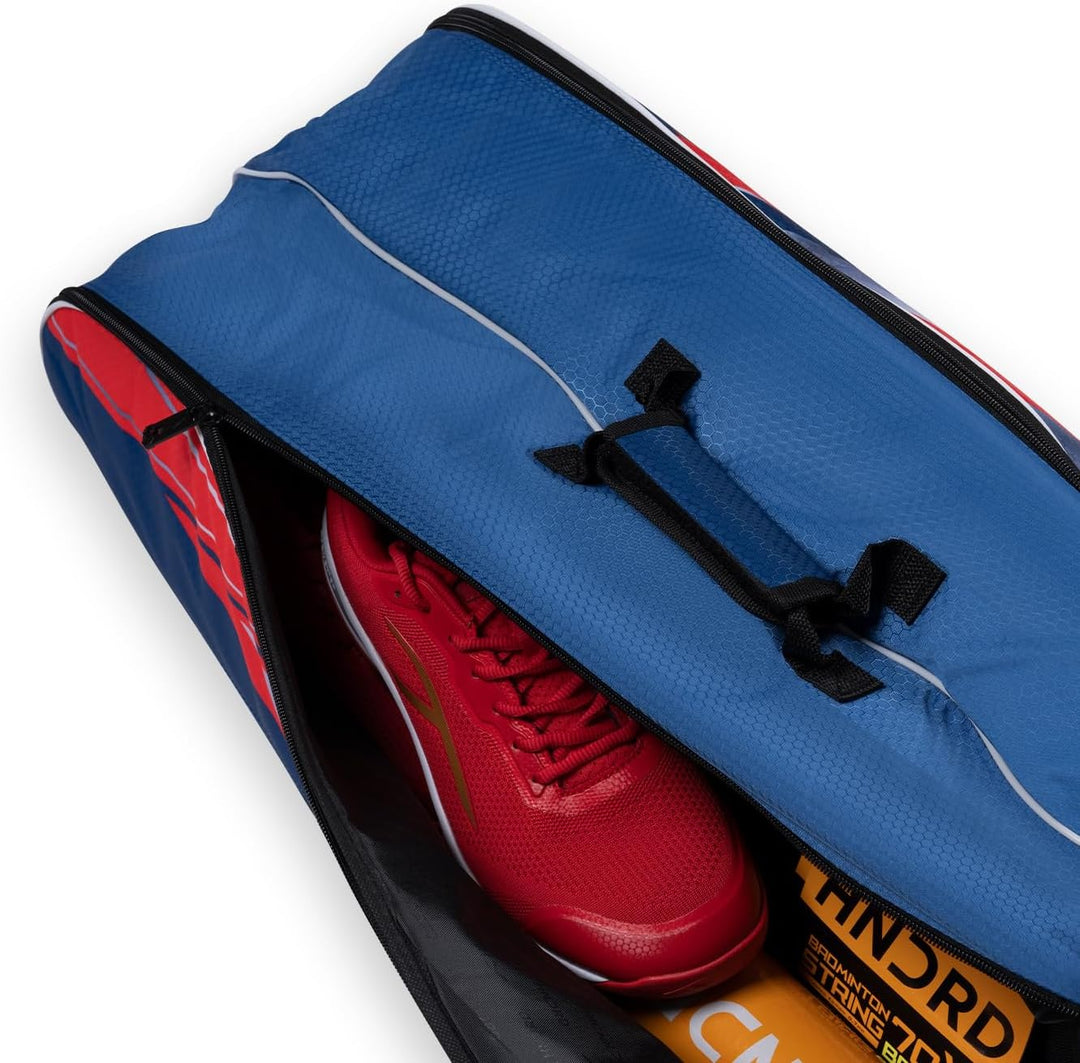 Hundred Strike Badminton and Tennis Racquet Kit Bag L Slate Blue, L Slate Blue