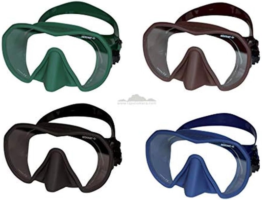 BEUCHAT Unisex-Adult Maxlux S Diving Mask Einheitsgrösse Weiss, Einheitsgrösse Weiss