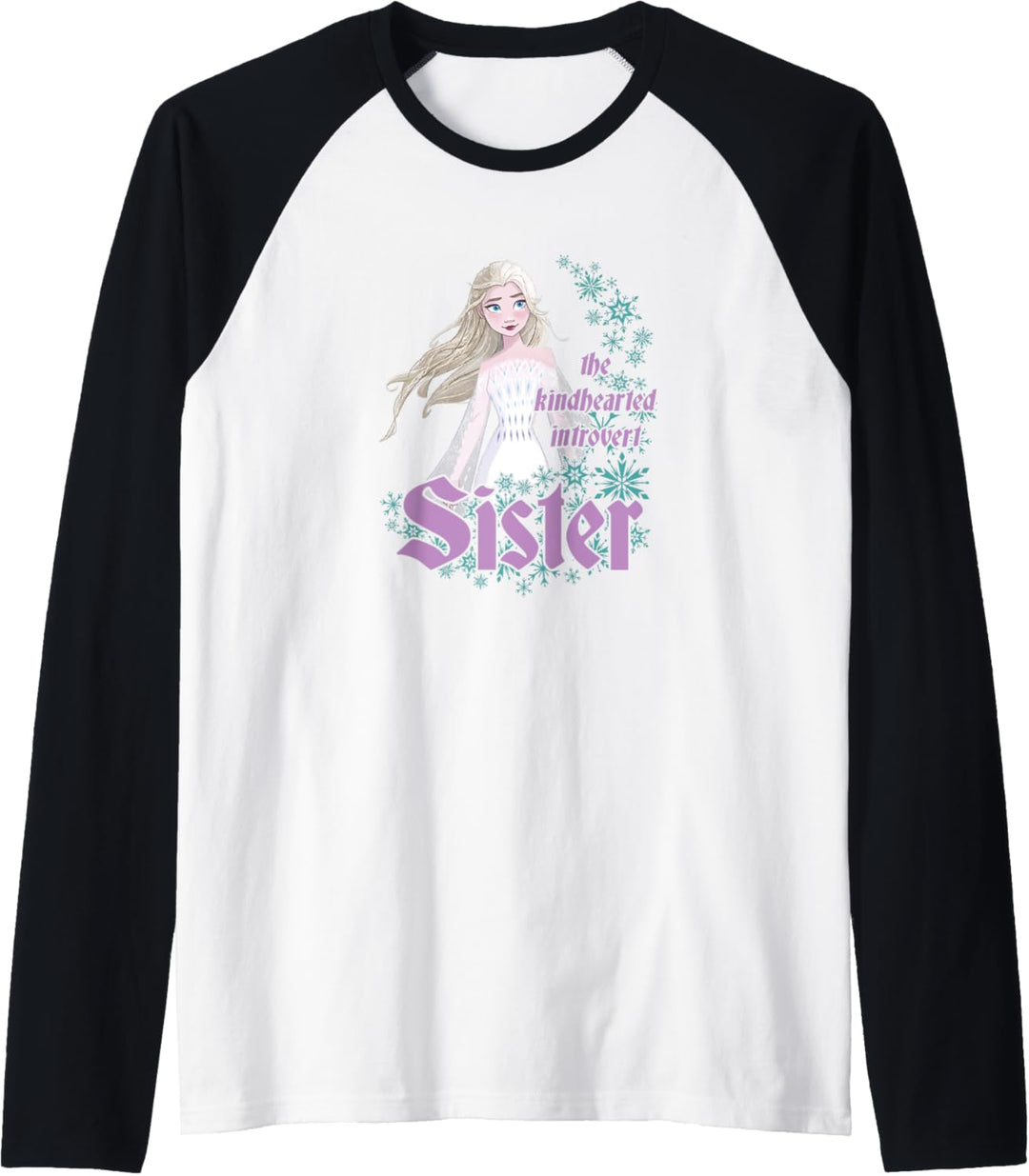 Disney Frozen 2 Elsa The Kindhearted Introvert Sister Raglan