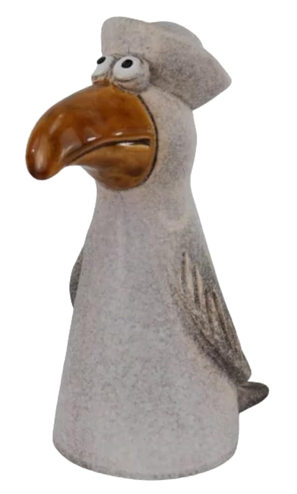 Zaunhocker Möwe H:20,5 cm aus Keramik - Zaun Deko Meer Küste, Tierfigur Pfostenhocker, Zaunfigur mar