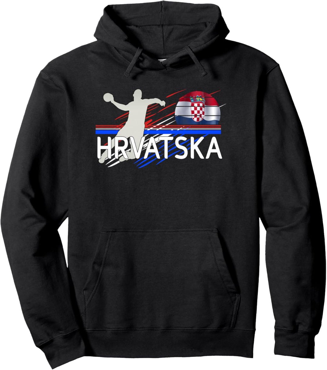 Handball Hrvatska Kroatien Rukomet Pullover Hoodie