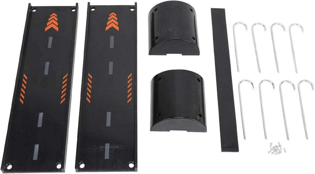RC-Sprungrampe, Startrampe für Skates, Skateboards, Fahrräder und Roller, Schwarz, Schnelles Sprunge
