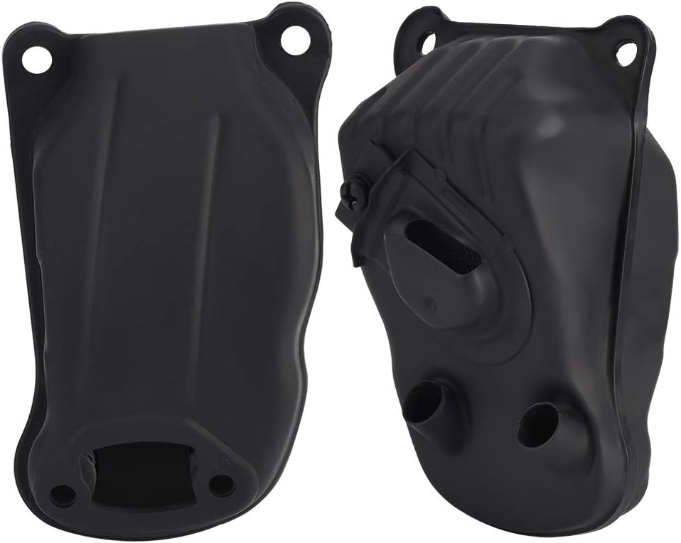 Caredy Auspuff, Schalldämpfer Schrauben Schalldämpfer Abdeckung Kühlung Shield Ersatzteile Schalldäm