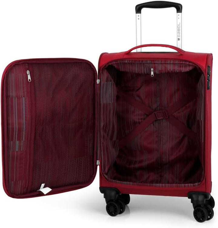 Gabol 5096 Trolley C22 Cloud Koffer, 50 cm, rot (Rot) - 114022 008, Rot