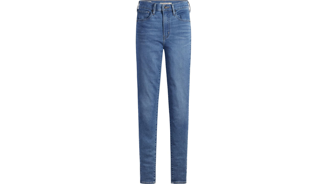 Levi's Damen Jeans Mile High Super Skinny 24W / 30L Dark Indigo Worn in, 24W / 30L Dark Indigo Worn