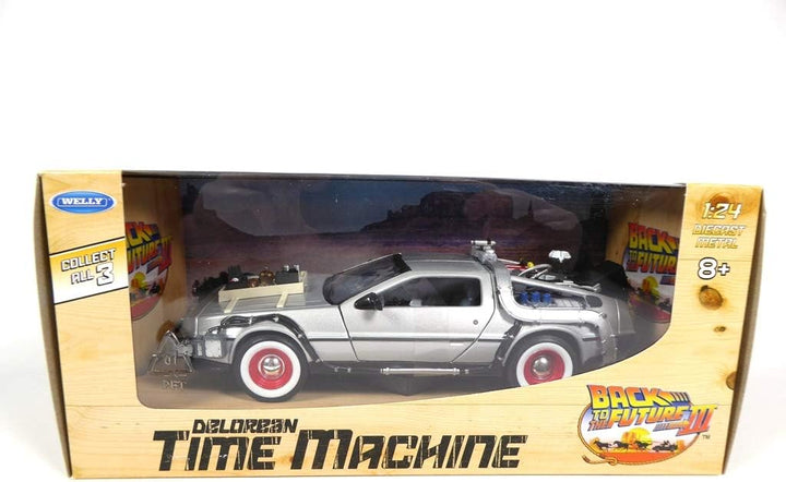 OPO 10 - Delorean Auto aus dem Film Back to The Future III - Massstab 1:24 - (Ref: 03J-22444)