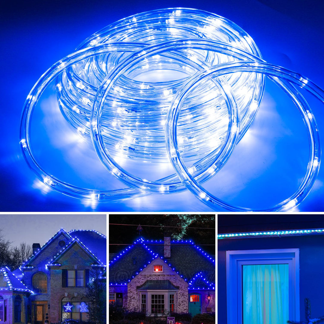 Lospitch 40m LED Lichterschlauch 960 LEDs Lichterschlauch Schlauch Aussen und Innen, Schwarz Control