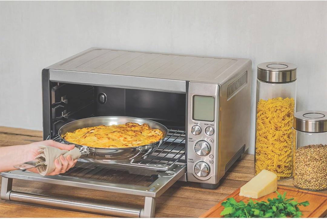 Tramontina Edelstahlpfanne, Ø 30 cm, Edelstahl 18/10, Bratpfanne unbeschichtet, spülmaschinengeeigne