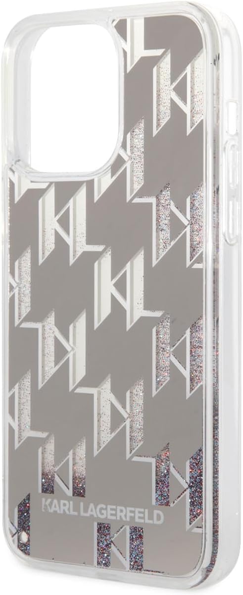 KARL LAGERFELD KLHCP14XLMNMS Hülle für iPhone 14 Pro Max 6,7" hardcase Silber/SI