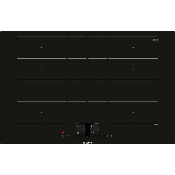 Bosch Hausgeräte PXY801KW1E Serie 8 Smartes Induktionskochfeld (autark), 80 cm breit, FlexInduction