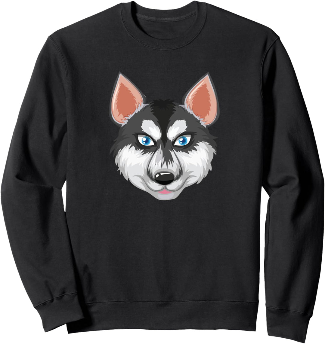 Furry Husky Hund Maskottchen Cosplay Sweatshirt