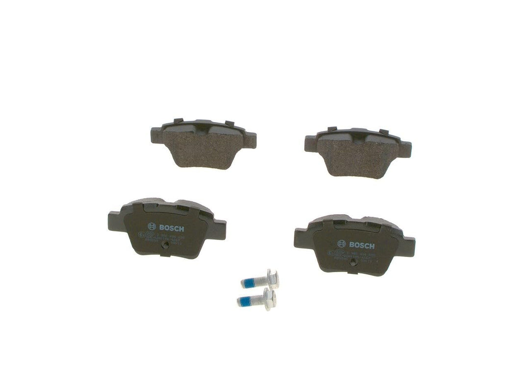 Bosch BP1009 Bremsbeläge - Hinterachse - ECE-R90 Zertifizierung - vier Bremsbeläge pro Set