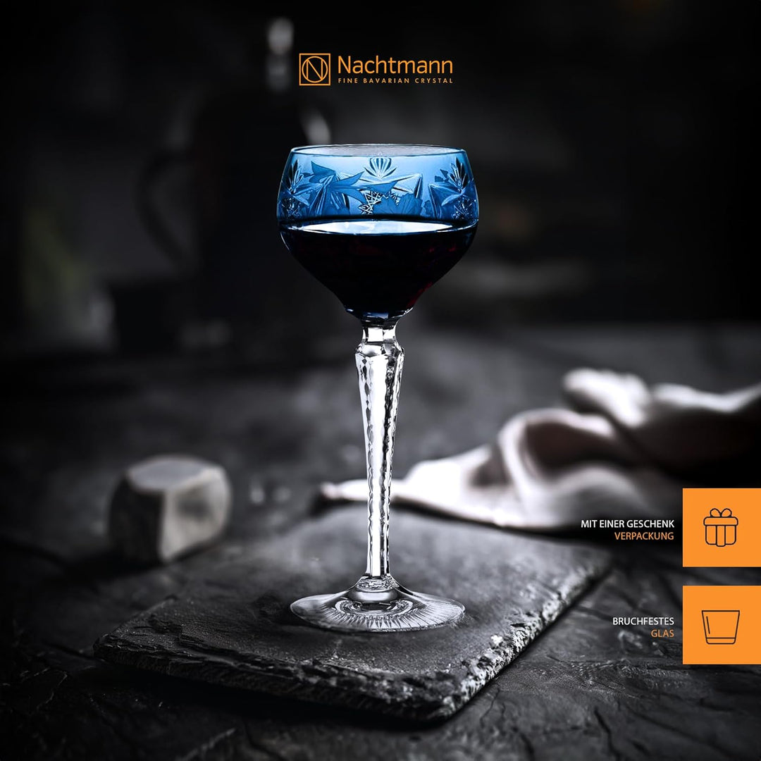 Spiegelau & Nachtmann Weinglas, Glas, Blau, 1 Stück (1er Pack), 6, Blau