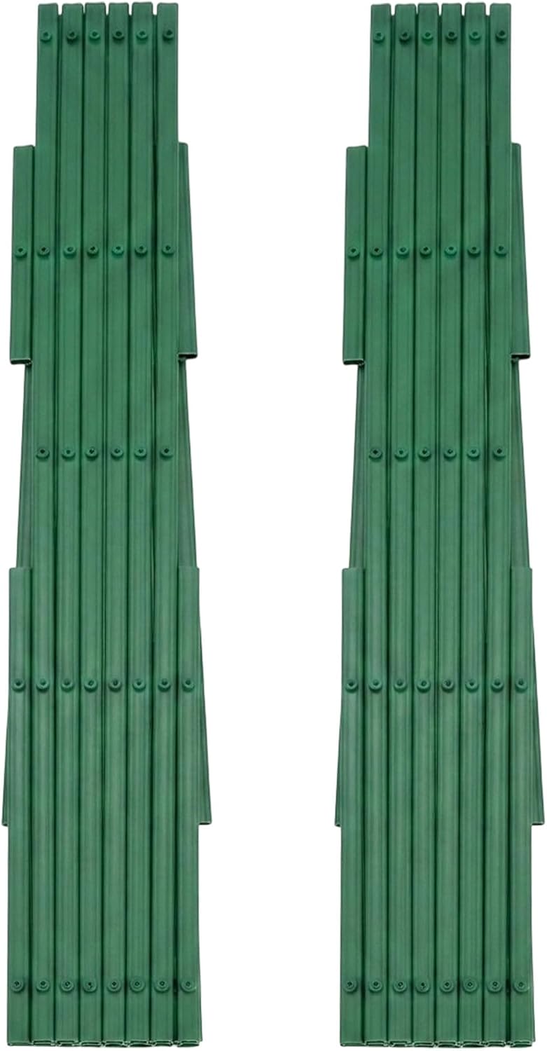Spetebo Rankgitter aus Kunststoff 200 x 100 cm | 2er Set, ausziehbar gross, gross