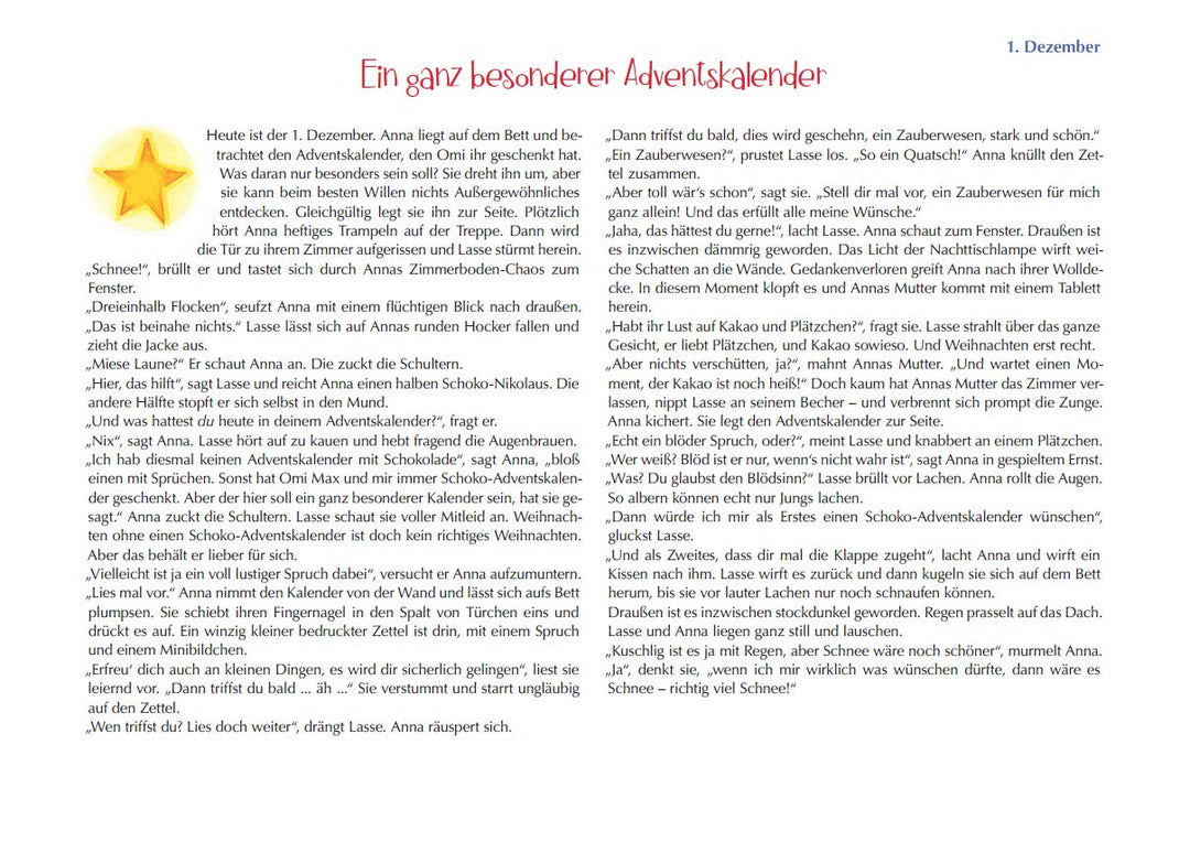 Anna und das Zauberpferd. Ein XXL-Bastel-Adventskalender (Adventskalender mit Geschichten für Kinder