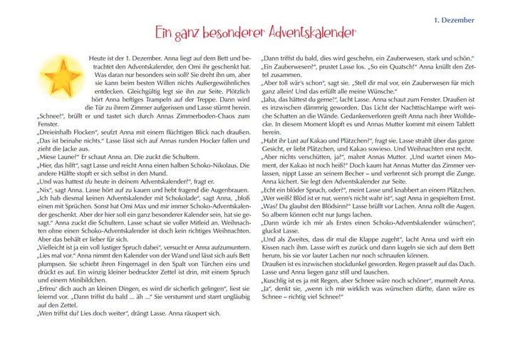Anna und das Zauberpferd. Ein XXL-Bastel-Adventskalender (Adventskalender mit Geschichten für Kinder