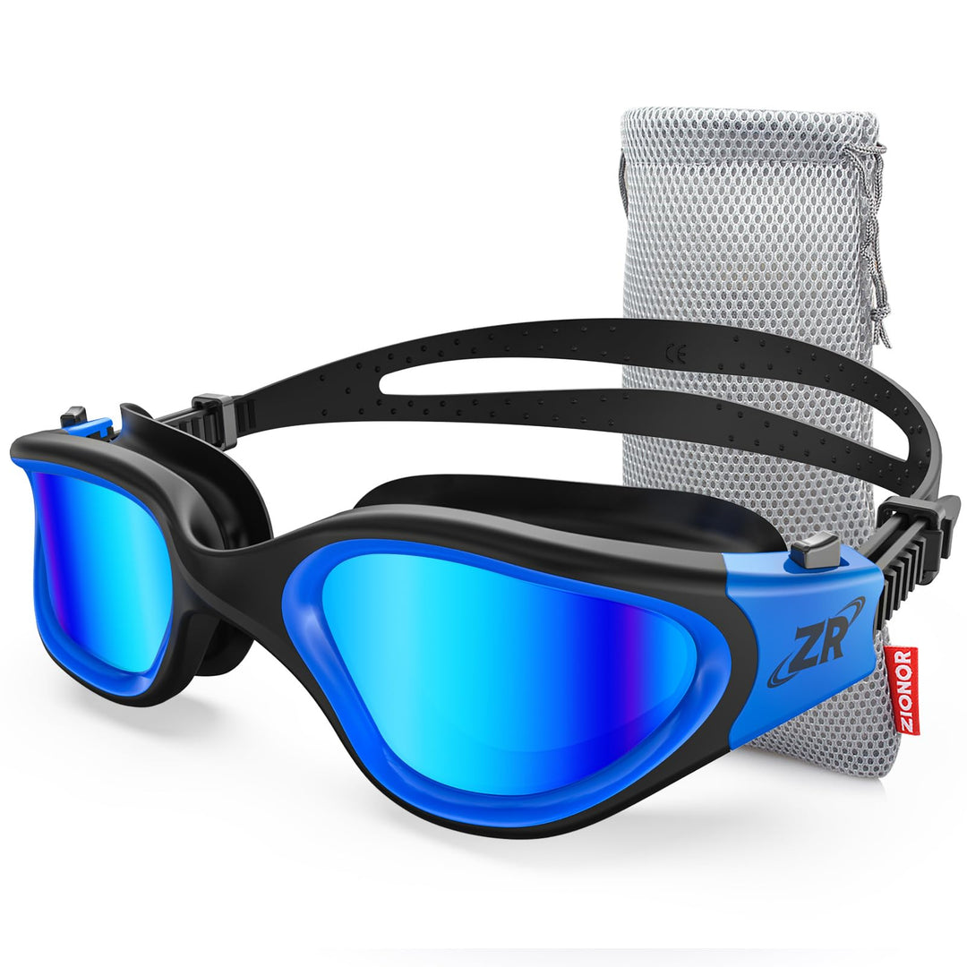 ZIONOR Polarisiert/Nein Polarisiert Schwimmbrille für Herren und Damen [UPGRADE], G1 Schwimmbrille U