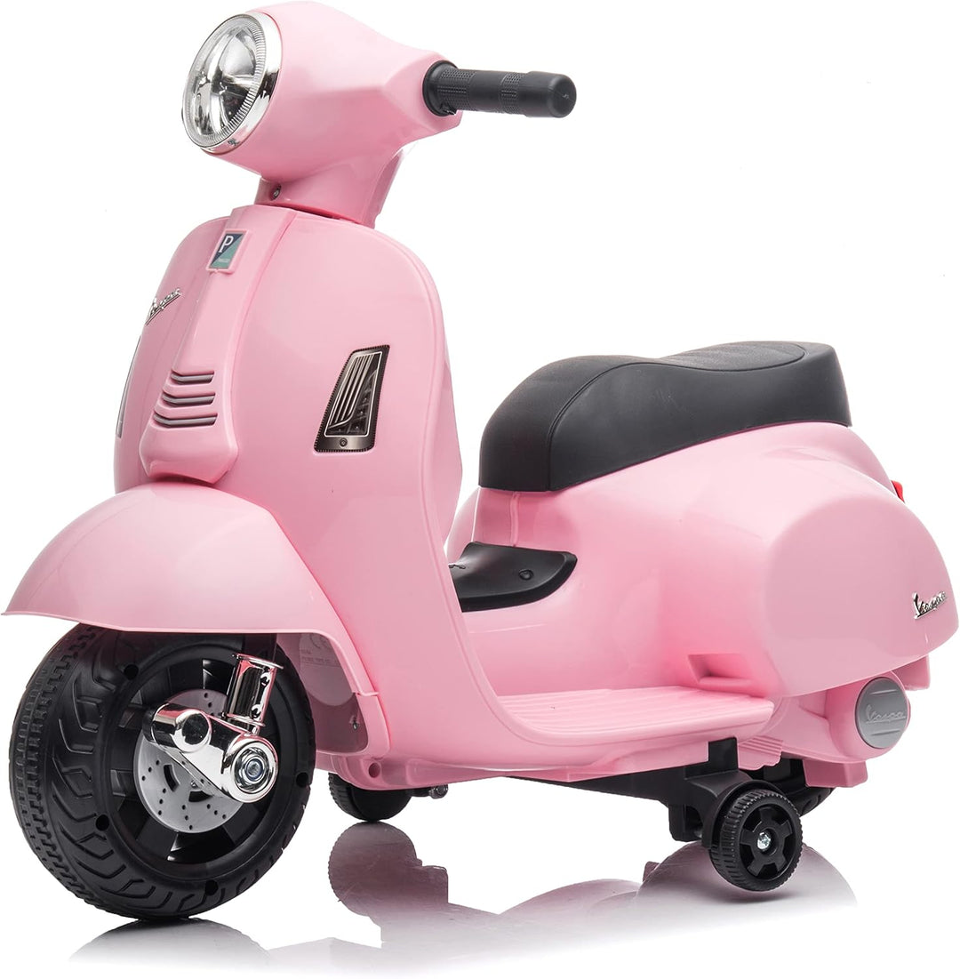Vespa Elektroroller Elektrofahrzeug Kinderfahrzeug Scooter (Rosa), Rosa