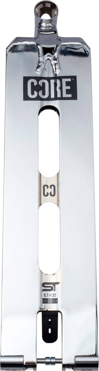 Fantic26 CORE Stunt-Scooter Street Deck 14,5cm x 56cm 110mm,120mm Sticker Chrome, Chrome