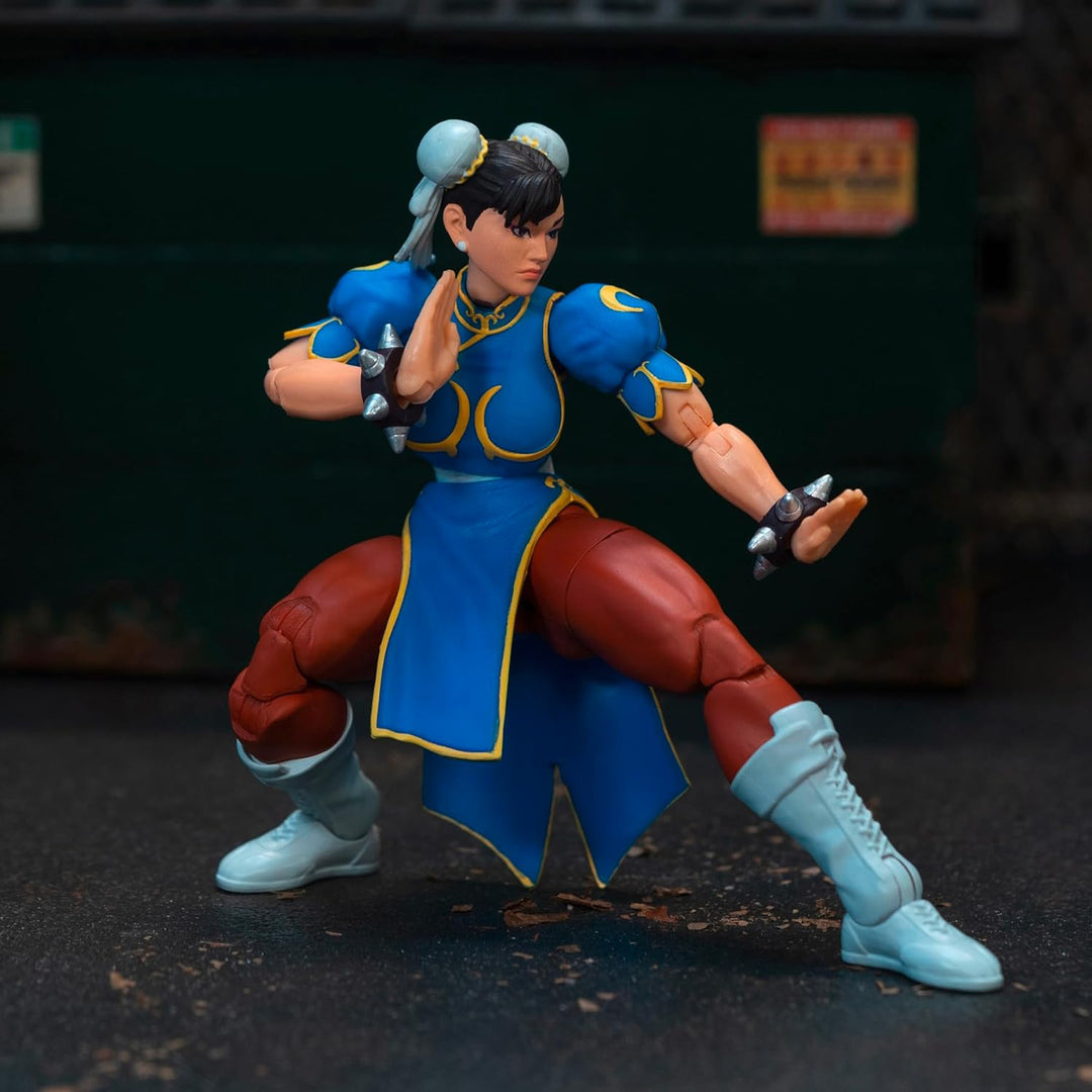 Jada Toys Street Fighter Figur Chun-LI (15 cm) - bewegliche Sammel- und Actionfigur aus Street Fight