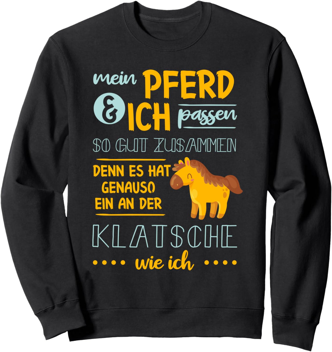 Pferde Pferdesport Reiten Reiter Reiterin Reitsport Geschenk Sweatshirt