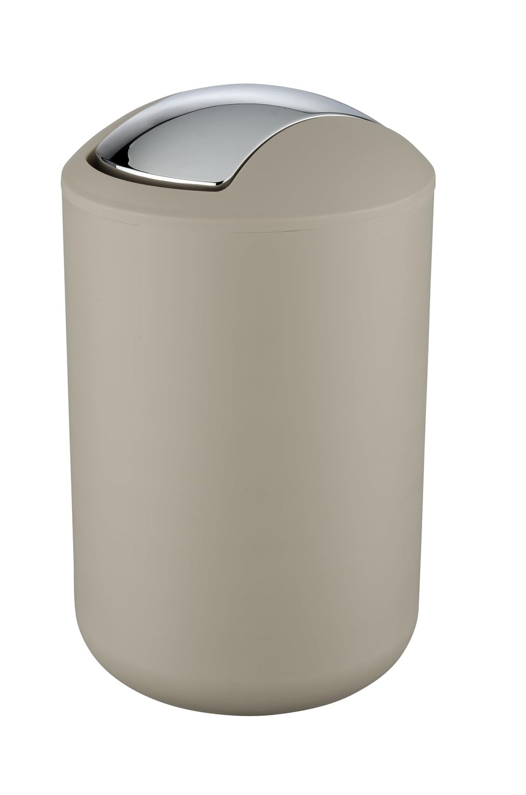WENKO Kosmetikeimer Mod. Brasil L, 6,5 Liter Bad-Mülleimer mit Schwingdeckel, aus bruchsicherem Kuns