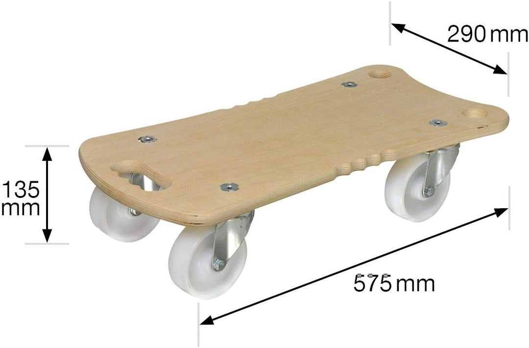 Wagner Transporthilfe - Ergo - 57,5 x 29 x 13,5 cm - Tragkraft 400 kg - Multiplexplatte Birke 18 mm,