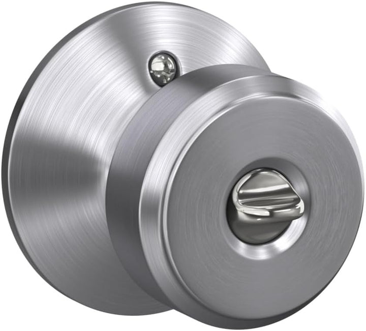 Schlage F51A Zugangsschloss mit Schlüssel Chrom Seidenglänzend Standard, Chrom Seidenglänzend Standa