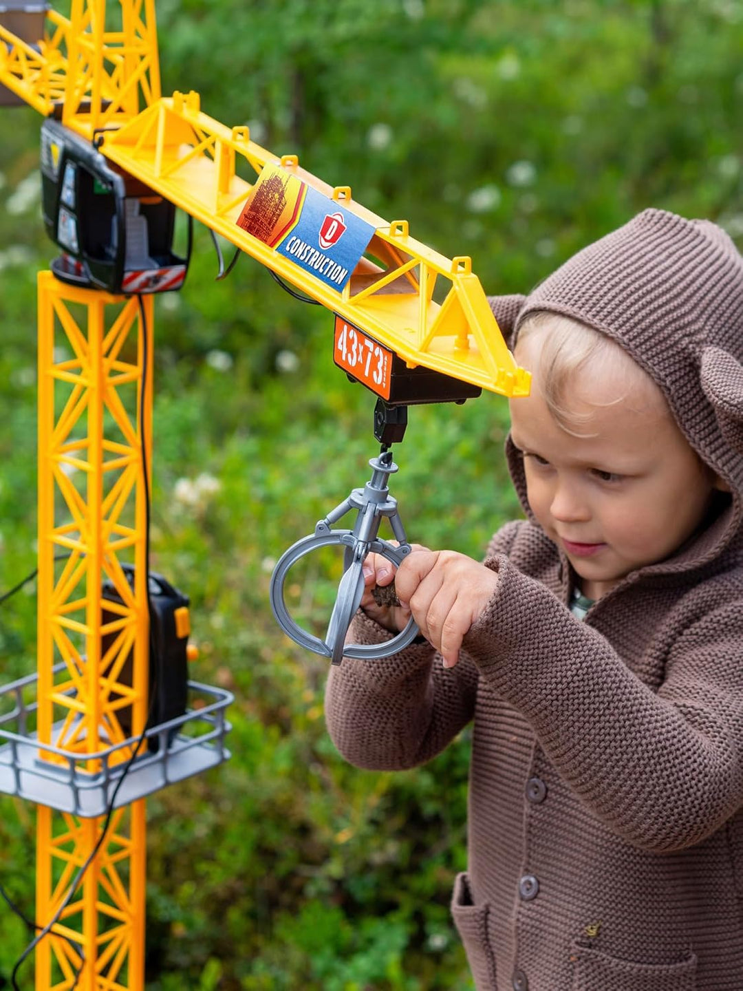 Next Page Dickie Toys 203462412 - Giant Crane, Kabelgesteuerter Kran, 120 cm hoch Giant Crane Single