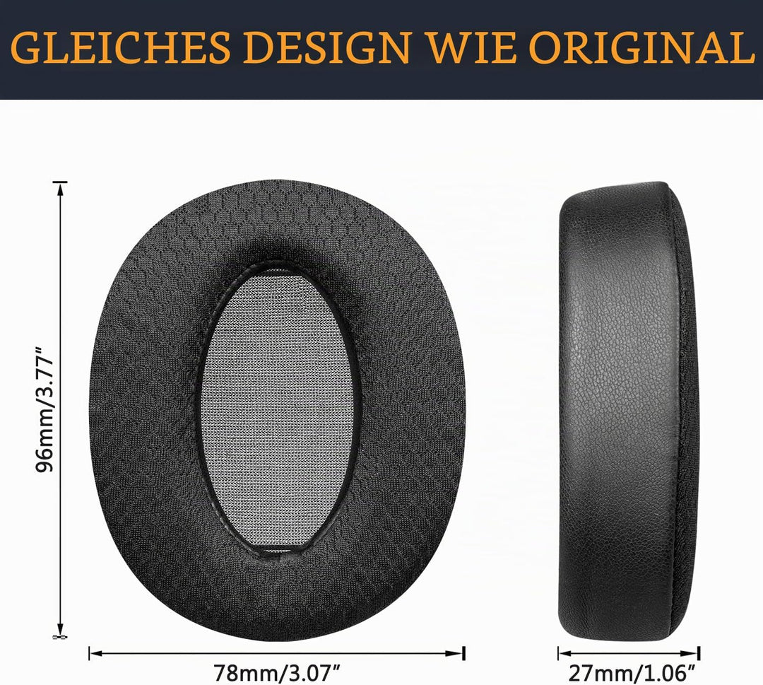 SOULWIT Kühlgel Ersatzpolster Ersatz Ohrpolster für Sony WH-H910N h.Ear on 3 Wireless Geräuschunterd