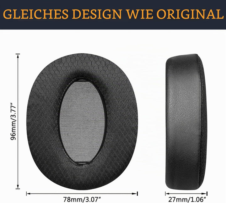 SOULWIT Kühlgel Ersatzpolster Ersatz Ohrpolster für Sony WH-H910N h.Ear on 3 Wireless Geräuschunterd