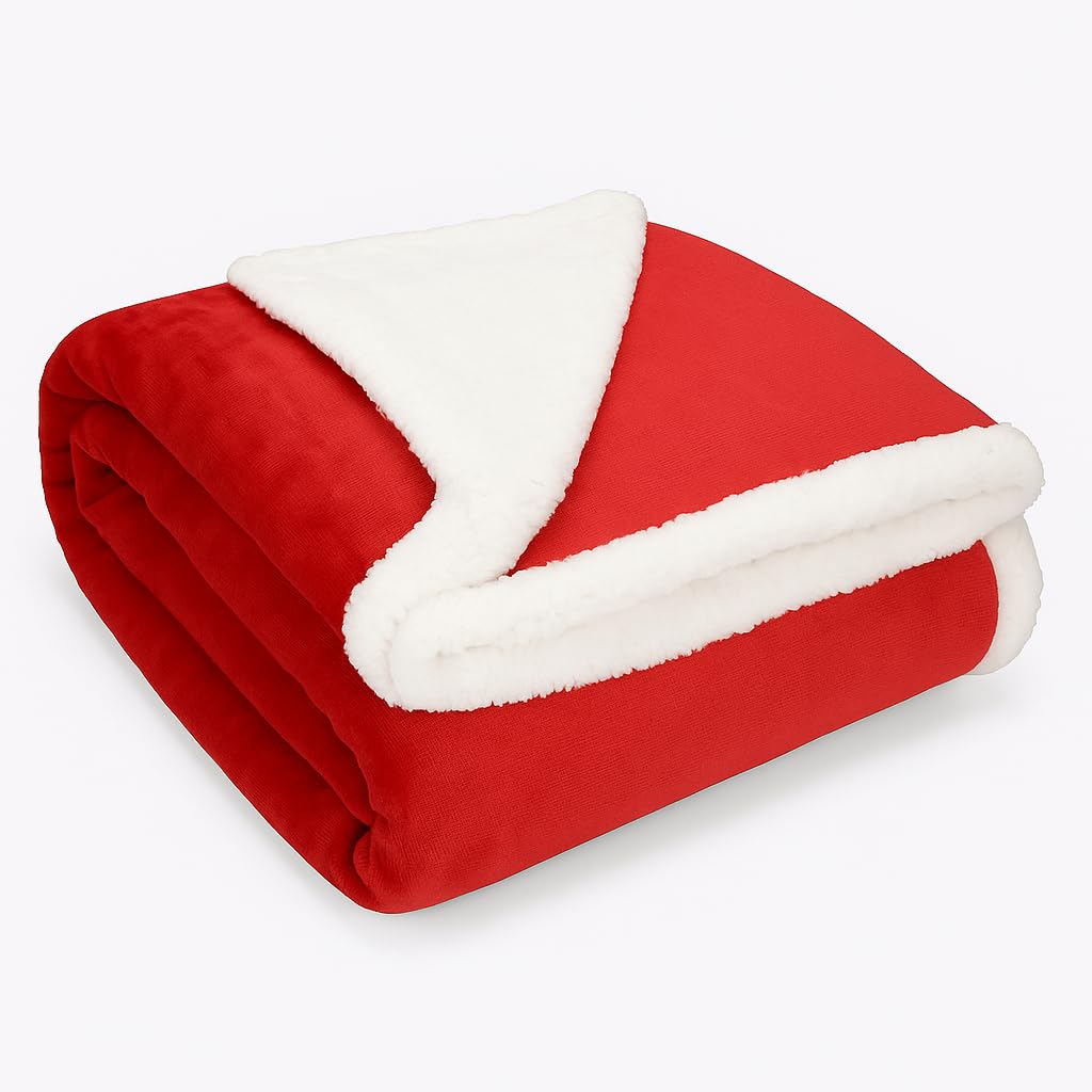 Betz Luxus Flanell Sherpa Kuscheldecke Flauschig Sofa Fleecedecke Verona - Wohndecke XXL Warm Sofade