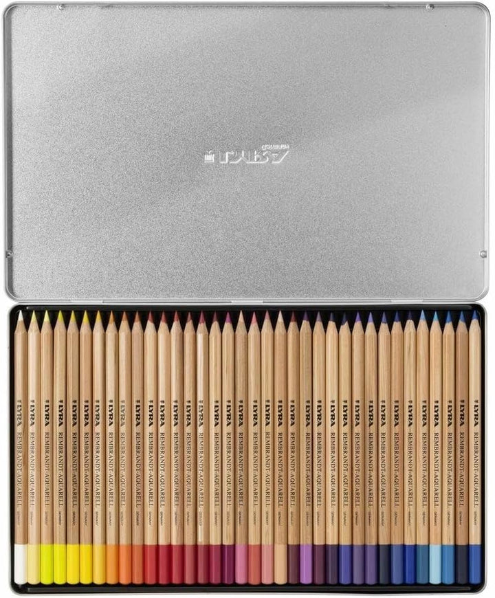 LYRA 2011720 Rembrandt Aquarell - Metalletui mit 72 Aquarellstiften, farbig