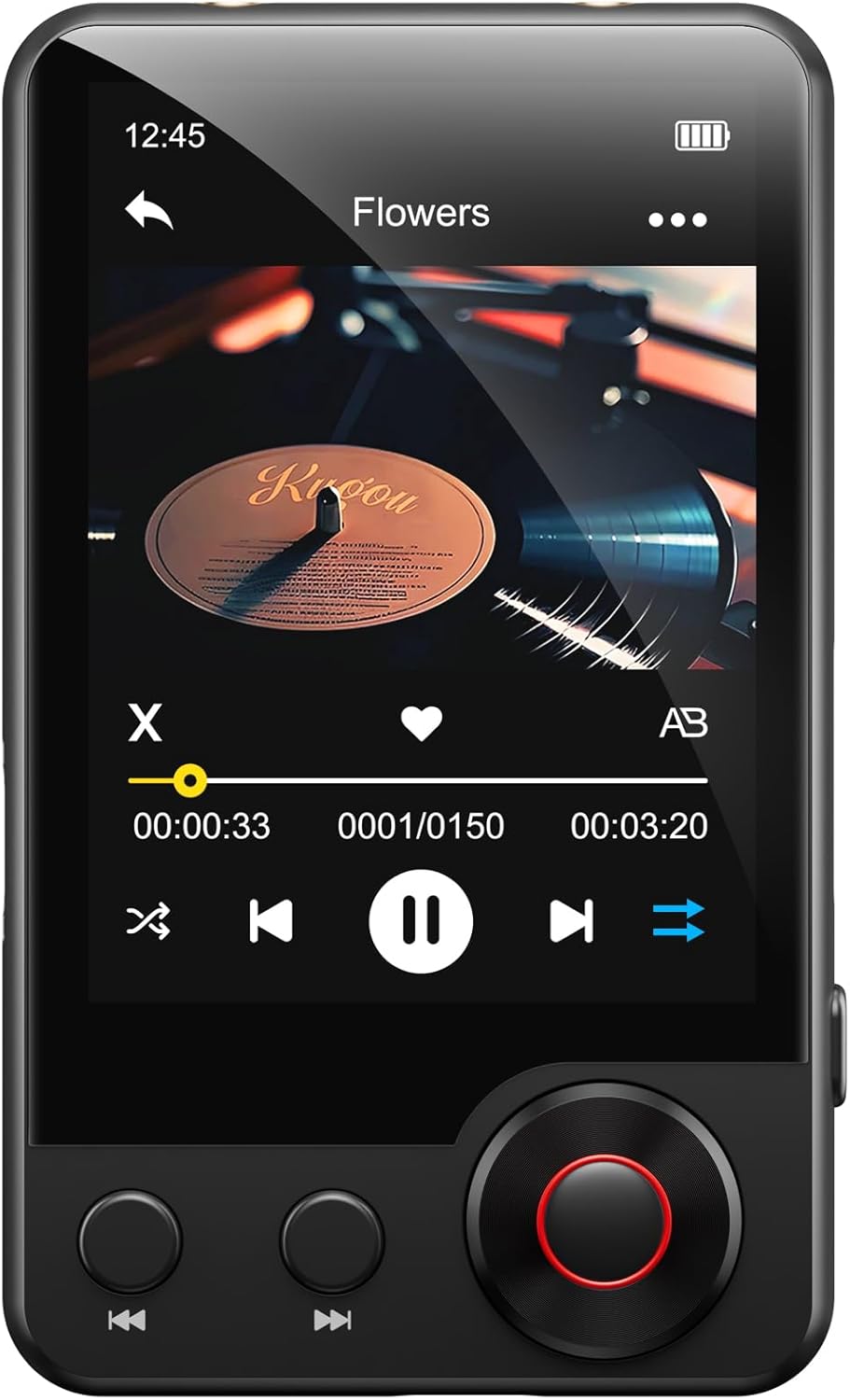 MECHEN 128GB MP3 Player mit Bluetooth 5.3, Dual Audio, 2,4 Zoll Touchscreen, Suchfunktion verfügbar,