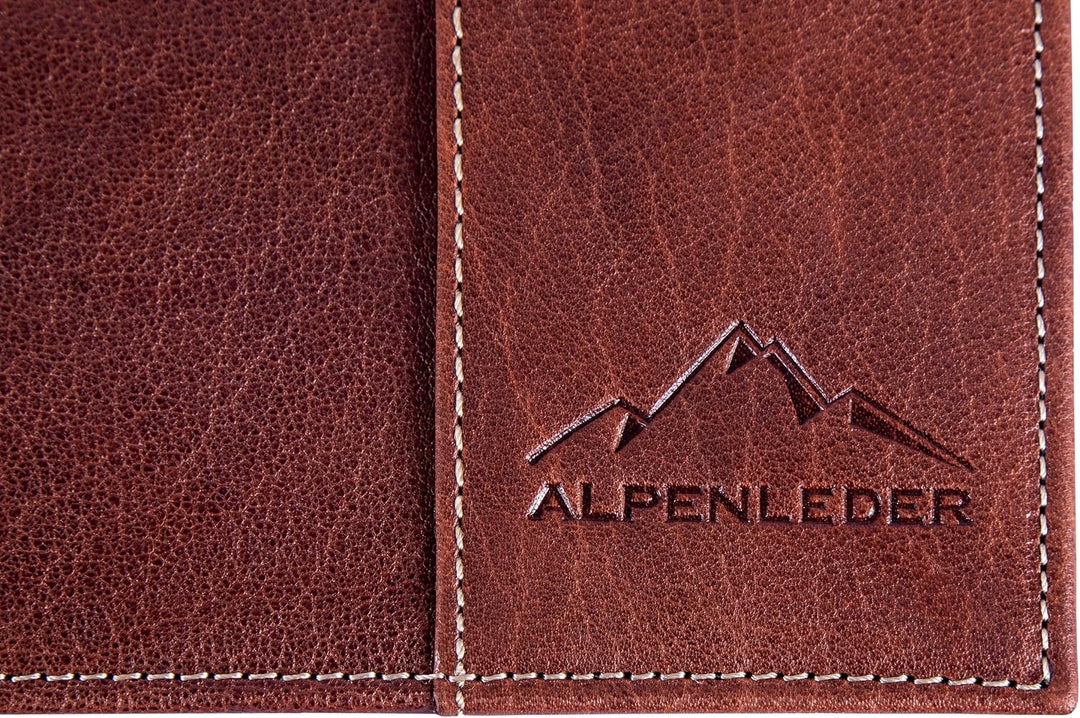 Alpenleder Schreibtischunterlage - PIEMONT (Handgefertigt) - Nachhaltiges Bio-Leder aus regionaler L