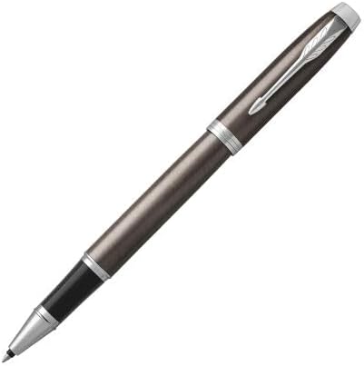 Parker IM Tintenroller , Dark Espresso , feine Spitze , Schwarz , Geschenkbox Tintenroller Dark Espr