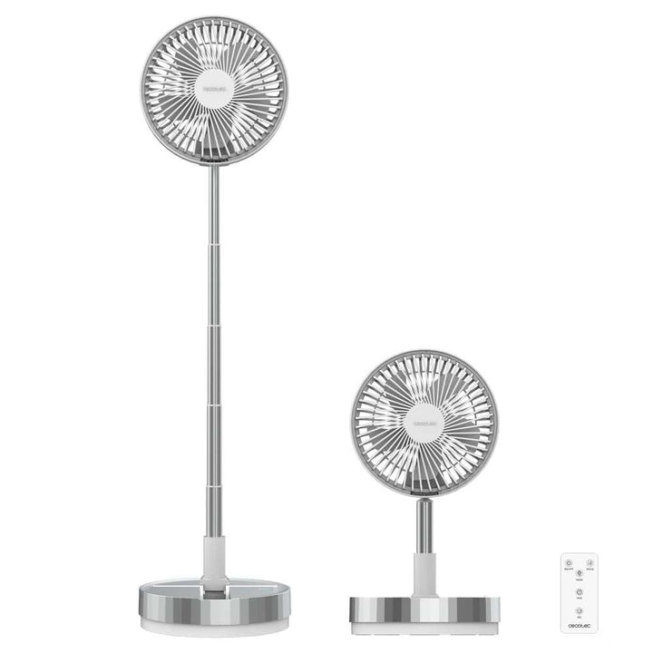 Cecotec - Teleskopventilator EnergySilence 800 FoldAir Portable Control 7200 mAh, Faltbar und telesk