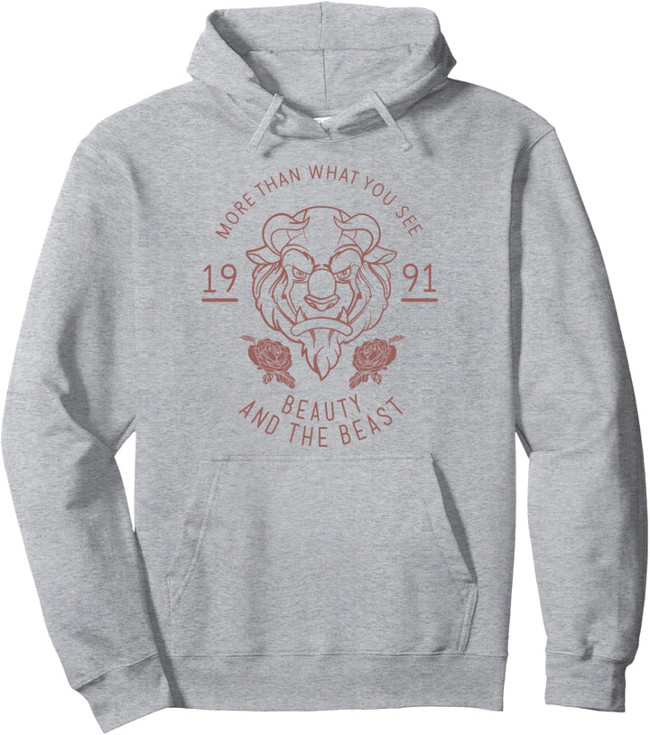 Disney Beauty And The Beast More Than What You See Vintage Pullover Hoodie