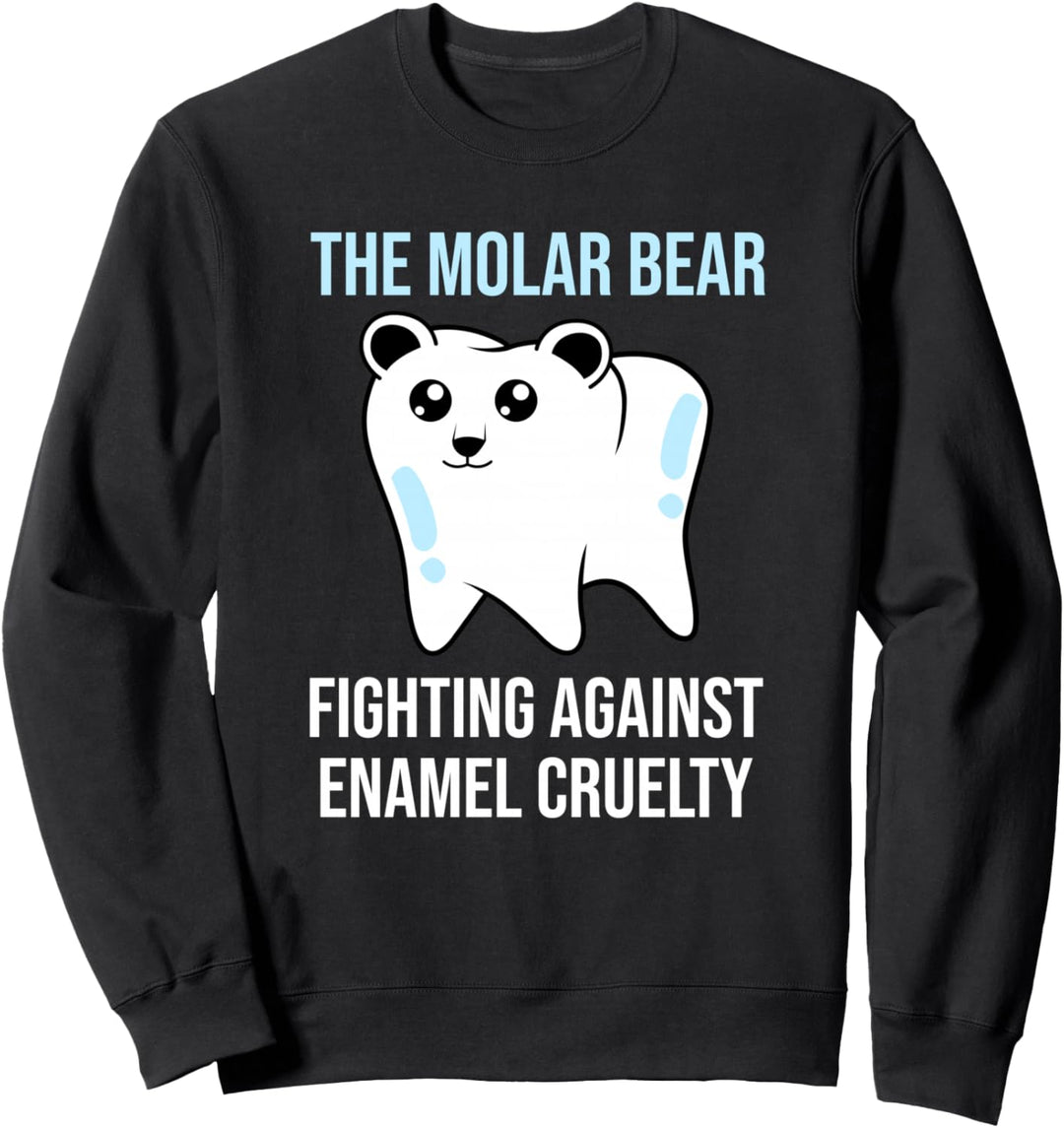 Zahn Bär - Zahnarzt Zahntechniker Zahnarzthelferin Sweatshirt