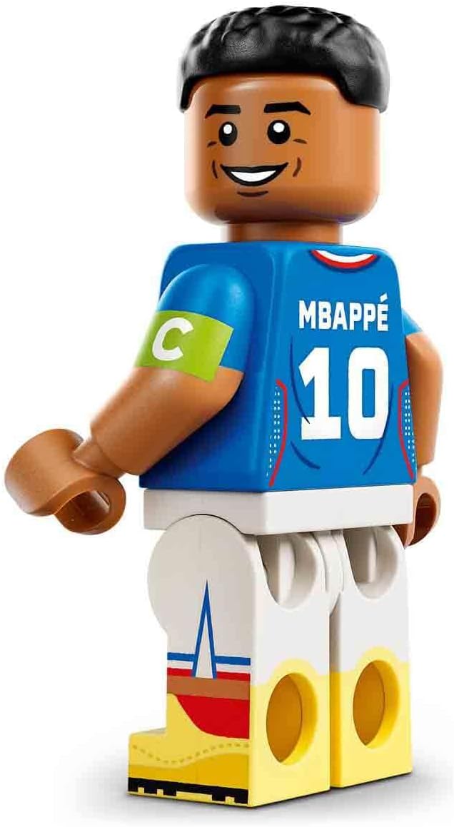 LEGO Editions Kylian Mbappé – Fussball-Highlights Spielzeug - 3D Modellbau mit Minifigur zum Sammeln